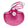 Net shopping bag with large handle