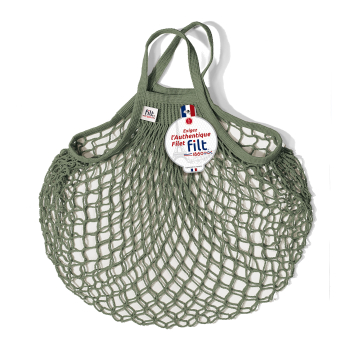 Net shopping bag with small handle