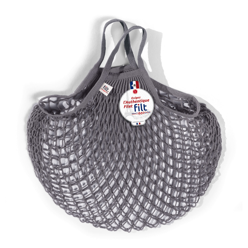 Net shopping bag with small handle