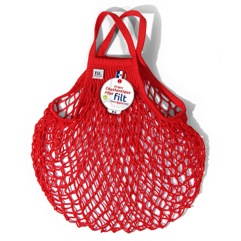 Net shopping bag with small handle