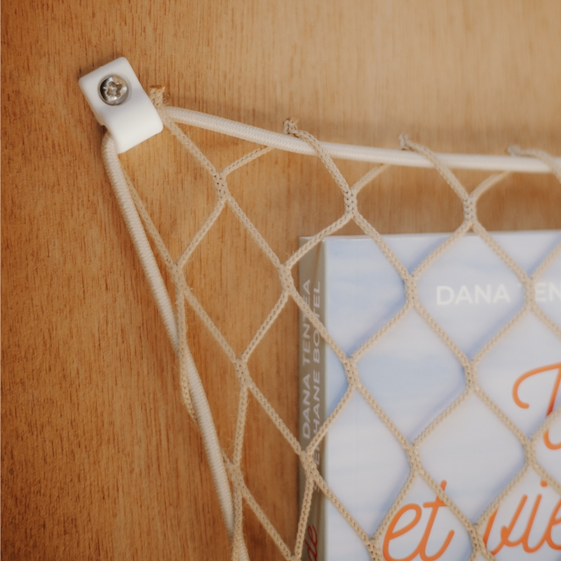 Storage net with elasticated edge - 30x25cm