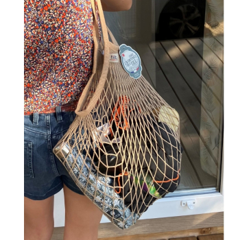 Filet à provisions grandes poignées