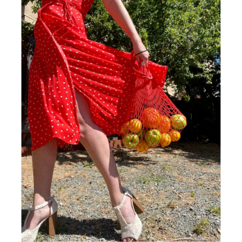 Filet à provisions grandes poignées