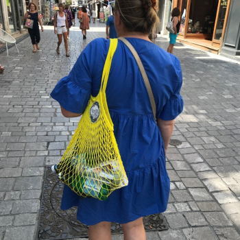 Filet à provisions grandes poignées