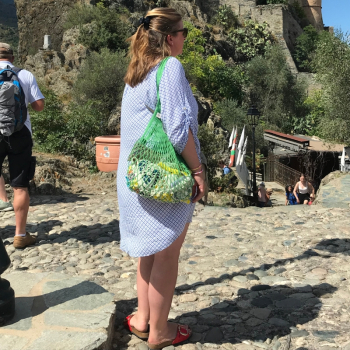 Filet à provisions grandes poignées